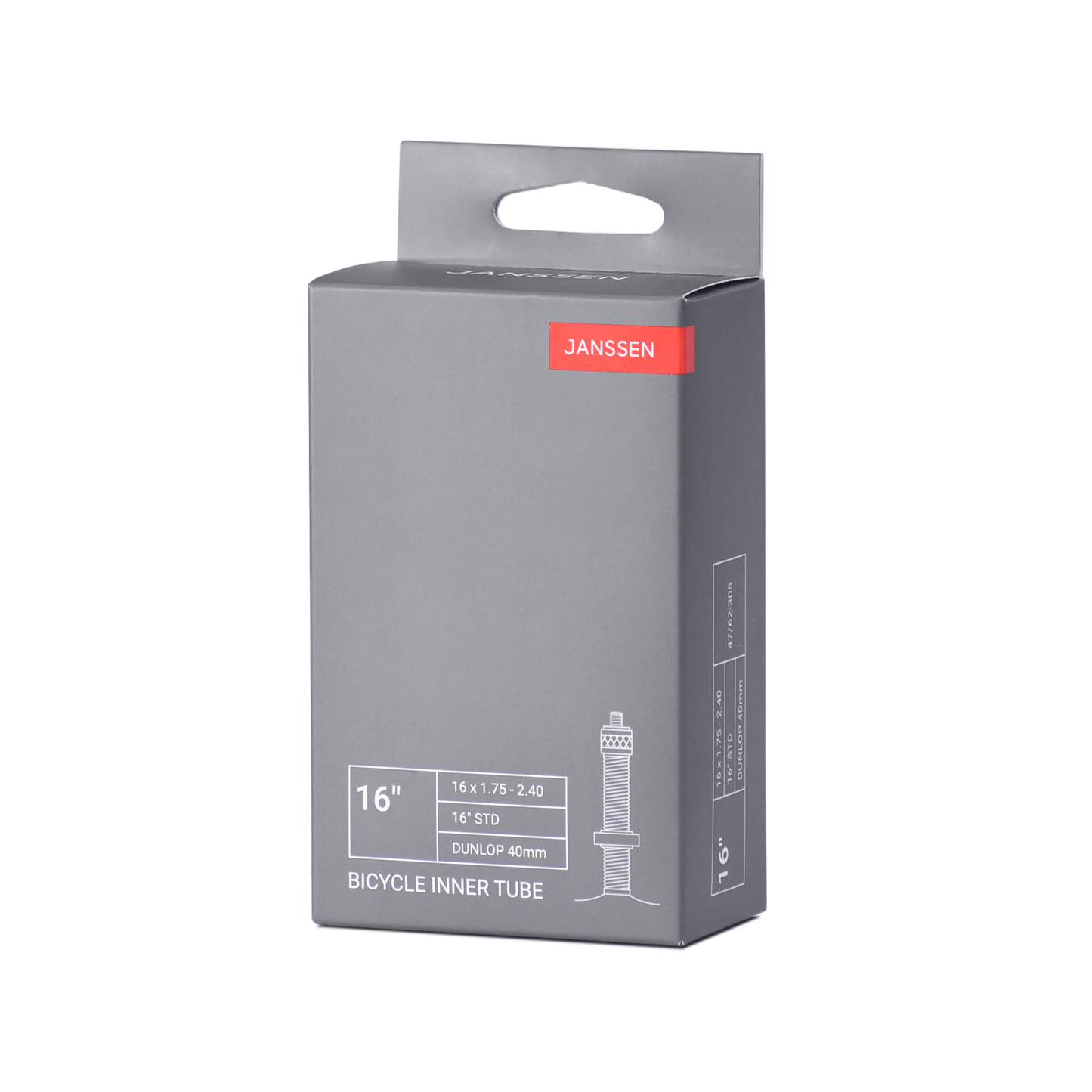 JANSSEN 16" Inner Tube STD Dunlop