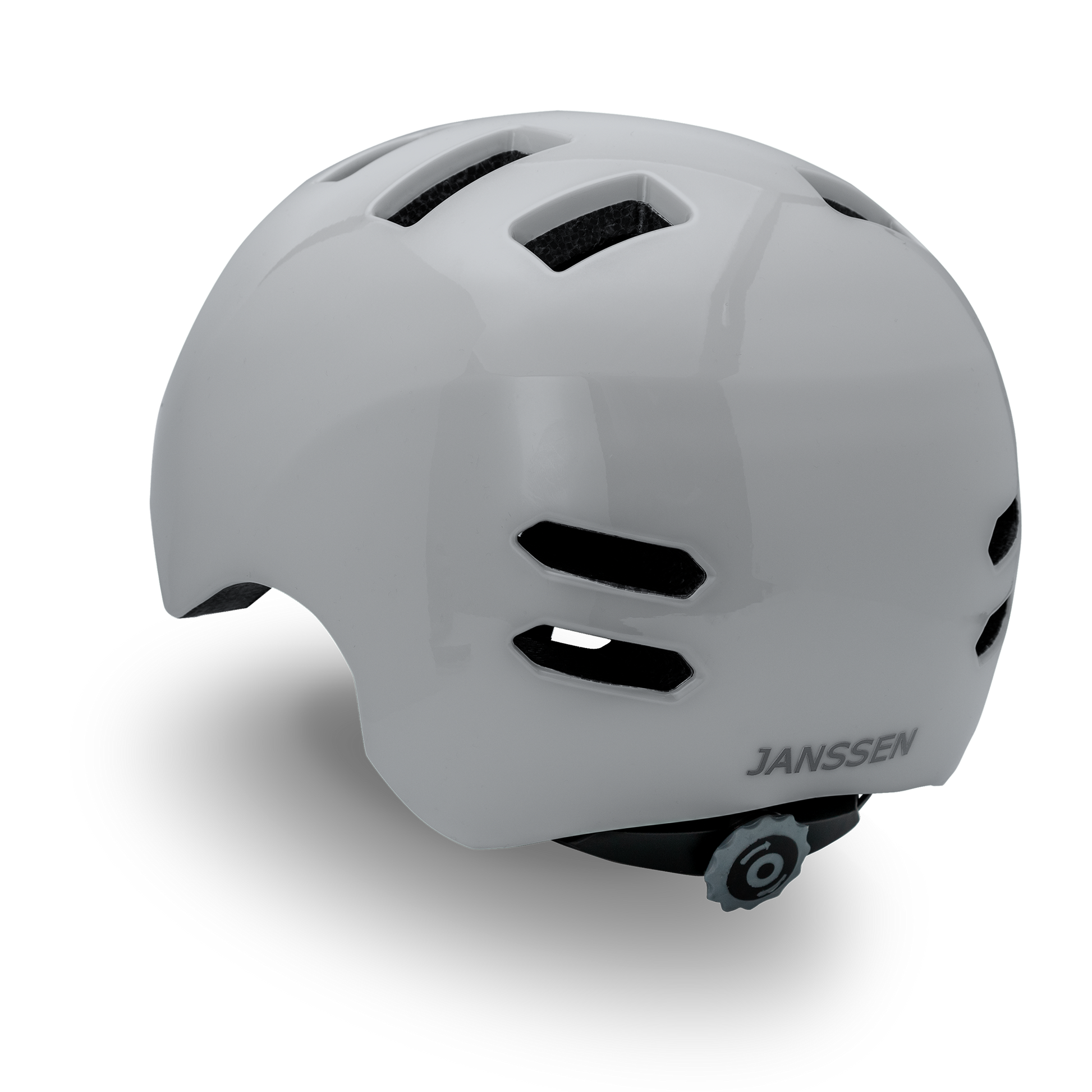 JANSSEN Essentials Freestyle Cycle Helmet_#Gloss Grey