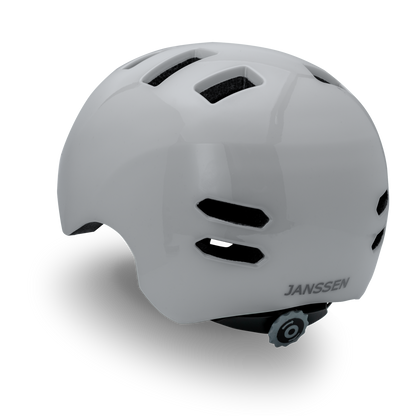 JANSSEN Essentials Freestyle Cycle Helmet_#Gloss Grey