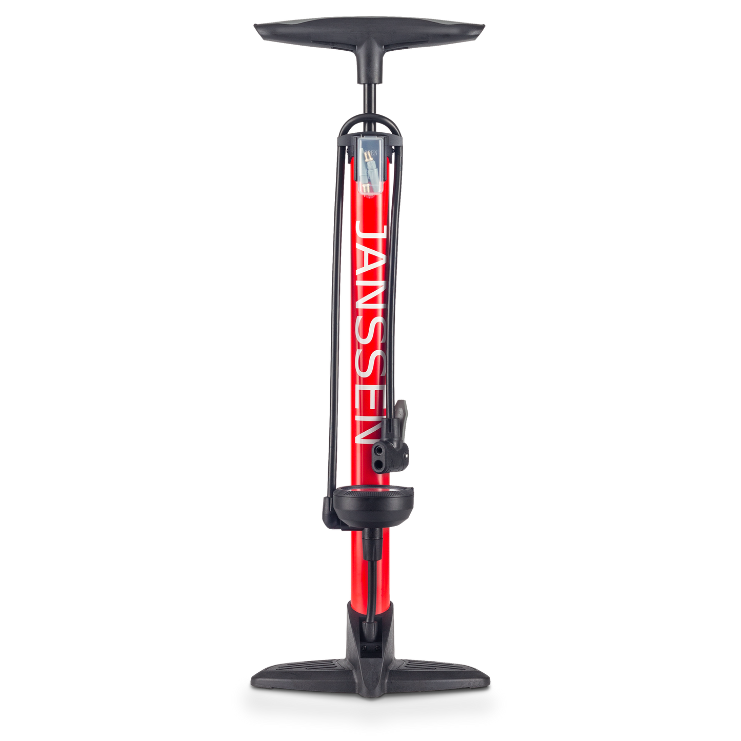 Essentials Track Pump with Gauge