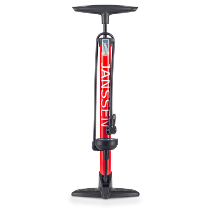 Essentials Track Pump with Gauge