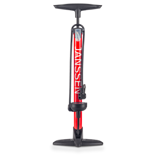 Essentials Track Pump with Gauge