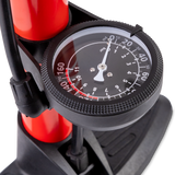 Essentials Track Pump with Gauge