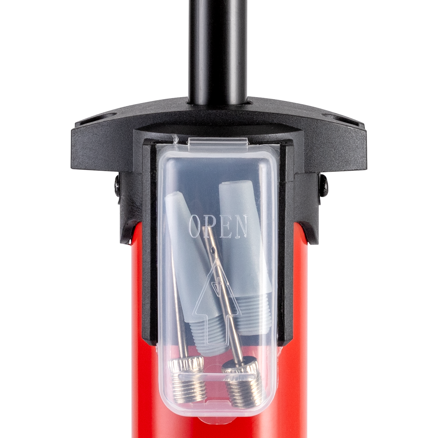 Essentials Track Pump with Gauge